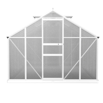 Green Fingers Greenhouse 3x2.5x1.95M Aluminium Polycarbonate Green House Garden Shed Home & Garden Kings Warehouse