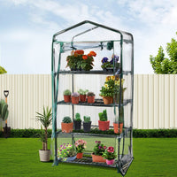 Green Fingers Greenhouse 4 Tiers Mini Green House Garden Bed Planter Box 1.6x0.7x0.5M Home & Garden Kings Warehouse