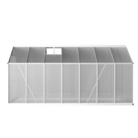 Green Fingers Greenhouse 4.1x2.5x2.26M Double Doors Aluminium Green House Garden Shed Home & Garden Kings Warehouse