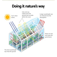 Green Fingers Greenhouse 4.2x2.5x1.95M Aluminium Polycarbonate Green House Garden Shed Home & Garden Kings Warehouse