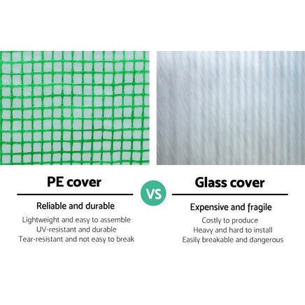 Green Fingers Greenhouse 6x3x2M Walk in Green House Tunnel Plant Garden Shed Dome Home & Garden Kings Warehouse