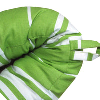 Green Striped 320g Light Weight Draught Excluder 90 x 14 cm Home & Garden Kings Warehouse