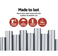 Grillz Fire Pit BBQ Grill Steel Home & Garden Kings Warehouse