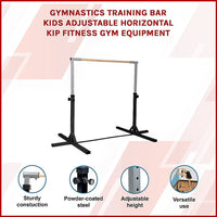 Gymnastics Training Bar Kids Adjustable Horizontal Kip Fitness Gym Equipment Sports & Fitness Kings Warehouse