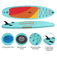 Hana Inflatable Stand Up Paddle Board 10ft6in iSUP Accessories Kings Warehouse