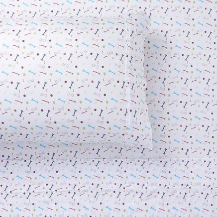 Happy Kids Bones Kids Printed Sheet Set Single Home & Garden Kings Warehouse