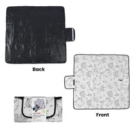 Happy Kids Dream Big Colour Me In Picnic Blanket 125 x 125 cm Outdoor Recreation Kings Warehouse