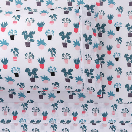 Happy Kids Plant Kids Printed Sheet Set Single Home & Garden Kings Warehouse