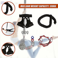 Heavy Bungee Cord Resistance Belt for Home Gym Yoga Bungee Rope Gravity Bungee (90kg) Sports & Fitness Kings Warehouse