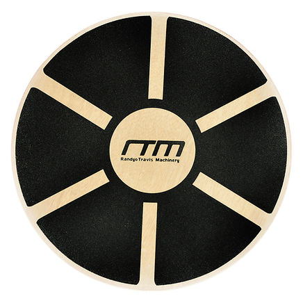 Heavy Duty 15.5" Wooden Balance Board with Non-Slip Pad Fitness Sports & Fitness Kings Warehouse