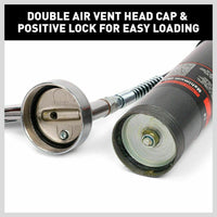 Heavy Duty 600cc Manual Grease Gun Flexible Hose Coupler 10000PSI Oiling Tools Tools Kings Warehouse