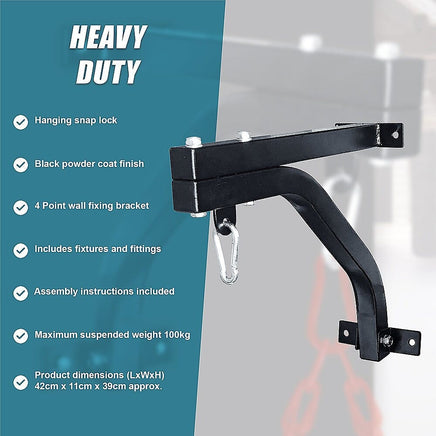 Heavy Duty Punch Bag Wall Bracket Sports & Fitness Kings Warehouse