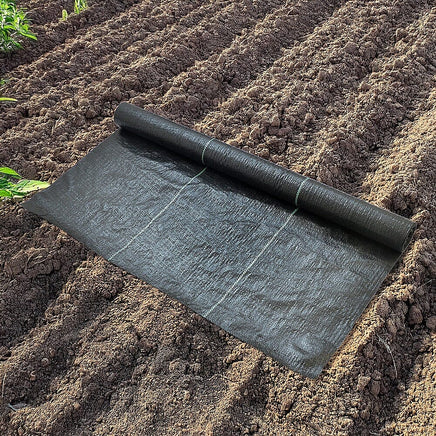 Heavy Duty Weed Control PP Woven Fabric Weed Mat Gardening Plant 1.83m x 30m Home & Garden Kings Warehouse