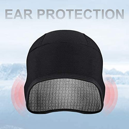 Helmet Fleece Inner Liner Cycling Skull Cap Winter Thermal MTB Mountain Cycling Cap for Men Women Headwear for Running Skiing & Winter Sports BLACK Rockbros Kings Warehouse