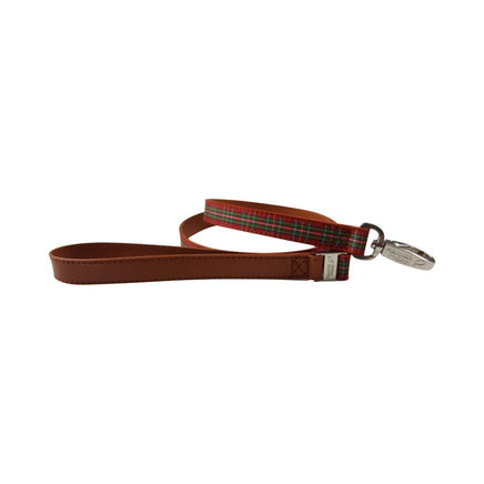Highland Red Tartan Dog Lead Kings Warehouse