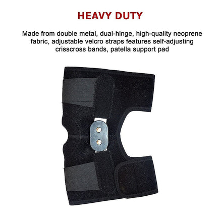 Hinged Full Knee Support Brace Protection Arthritis Injury Sports Health & Beauty Kings Warehouse