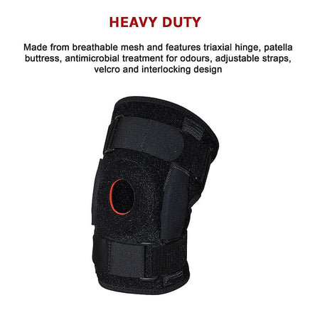 Hinged Knee Brace Support ~ ACL MCL ligament Runner's Knee Health & Beauty Kings Warehouse