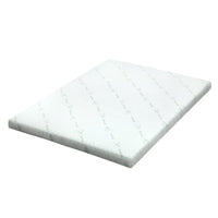 Home Bedding Cool Gel Memory Foam Mattress Topper w/Bamboo Cover 8cm - Queen