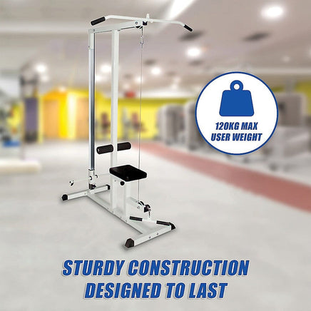 Home Fitness Multi Gym Lat Pull Down Workout Machine Bench Exercise Sports & Fitness Kings Warehouse