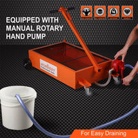 HORUSDY 76L Low Profile Waste Oil Drainer Mobile Workshop Pump Vehicle 4WD Truck Auto Accessories Kings Warehouse