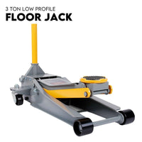 Hydraulic Floor Jack 3T Trolley Low Profile Car Track Quick Lifting 75-500mm Kings Warehouse 