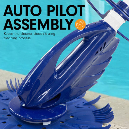HydroActive Automatic Swimming Pool Vacuum Cleaner Leaf Eater ABS Diaphragm Kings Warehouse