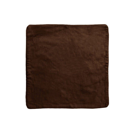 IDC Homewares Lollipop Cotton Piped Cushion Cover 60 cm square Chocolate Home & Garden Kings Warehouse