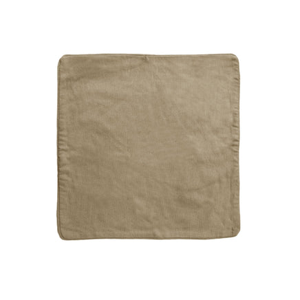 IDC Homewares Lollipop Cotton Piped Cushion Cover 60 cm square Wheat Home & Garden Kings Warehouse