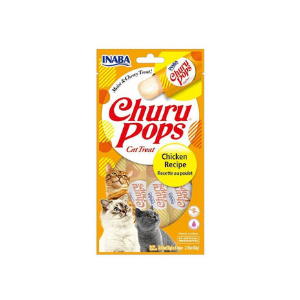 INABA Churu Pops Chicken Recipe (15G X 4) 6PK Kings Warehouse