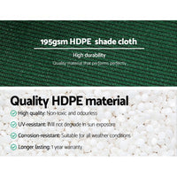 Instahut 90% Shade Cloth 3.66x10m Shadecloth Sail Heavy Duty Green Home & Garden Kings Warehouse