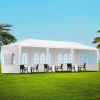 Instahut Gazebo 3x9 Outdoor Marquee Party Wedding Outdoor Tent Canopy Camping Kings Warehouse