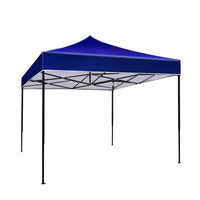 Instahut Gazebo Pop Up Marquee 3x3 Outdoor Tent Folding Wedding Gazebos Blue Summer Outdoor Living Kings Warehouse 