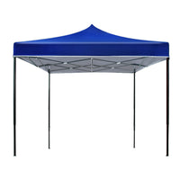 Instahut Gazebo Pop Up Marquee 3x3 Outdoor Tent Folding Wedding Gazebos Blue Summer Outdoor Living Kings Warehouse 