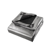 Instahut Tarp Tarpaulin 6x9m Canvas Camping Heavy Duty Sun Cover Outdoor Recreation Kings Warehouse