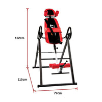 Inversion Table Gravity Stretcher Inverter Foldable Home Fitness Gym Sports & Fitness Kings Warehouse