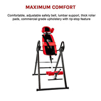 Inversion Table Gravity Stretcher Inverter Foldable Home Fitness Gym Sports & Fitness Kings Warehouse