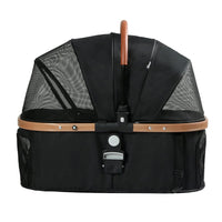 i.Pet Pet Dog Stroller Pram Large Cat Carrier Travel Pushchair Foldable 4 Wheels Passionate for Pets Kings Warehouse