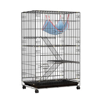 i.Pet Rabbit Cage 100cm Hutch 3 Level Indoor Guinea Pig Ferret Pet Care Kings Warehouse