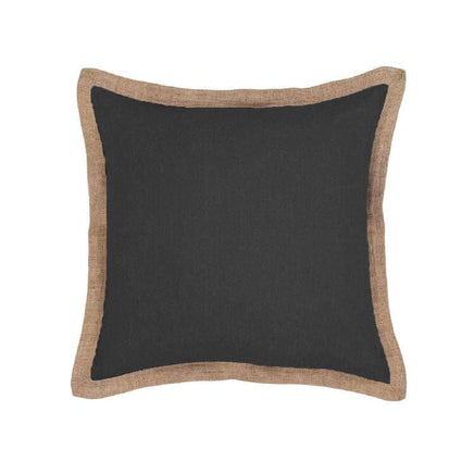 J Elliot Home Hampton Linen Filled Cushion 50 x 50 cm Charcoal Home & Garden Kings Warehouse