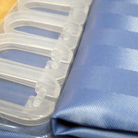 Jacquard Stripe Shower Curtain Black Home & Garden Kings Warehouse