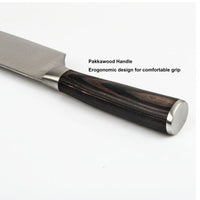 Japanese Chef Knife - Pro Kitchen Knife 34cm Chef's Knives High Carbon German Stainless Steel Sharp Knife Kings Warehouse