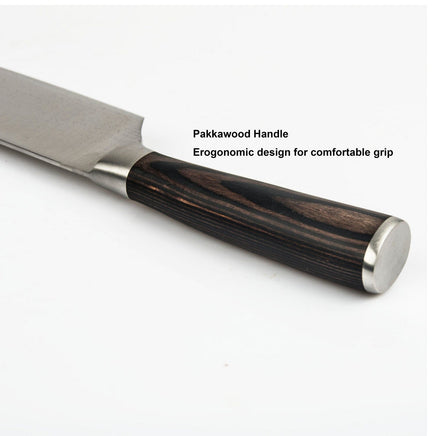 Japanese Chef Knife - Pro Kitchen Knife 34cm Chef's Knives High Carbon German Stainless Steel Sharp Knife Kings Warehouse