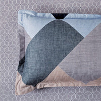 Jay microfiber reversible quilt cover set-king size Home & Garden Kings Warehouse