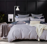 Jay microfiber reversible quilt cover set-queen size Home & Garden Kings Warehouse