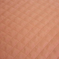 J.Elliot Home Adela Clay Pink Velvet Quilted Coverlet Set Queen/King Home & Garden Kings Warehouse