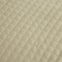 J.Elliot Home Adela Sandstone Velvet Quilted Coverlet Set Queen/King Home & Garden Kings Warehouse