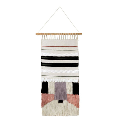 J.Elliot Home Estella Wall Hanging Natural Black Grey 45 x 75 cm Home & Garden Kings Warehouse