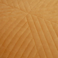 J.Elliot Home Merida Mustard Velvet Quilted Coverlet Set Queen/King Home & Garden Kings Warehouse