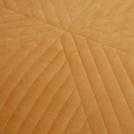 J.Elliot Home Merida Mustard Velvet Quilted Coverlet Set Queen/King Home & Garden Kings Warehouse