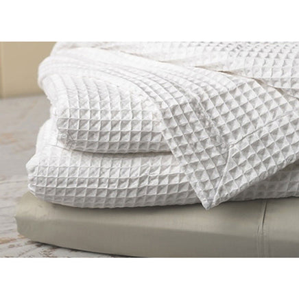 Jenny Mclean Ardent Premium Super Soft Cotton Waffle Blanket White Queen Home & Garden Kings Warehouse